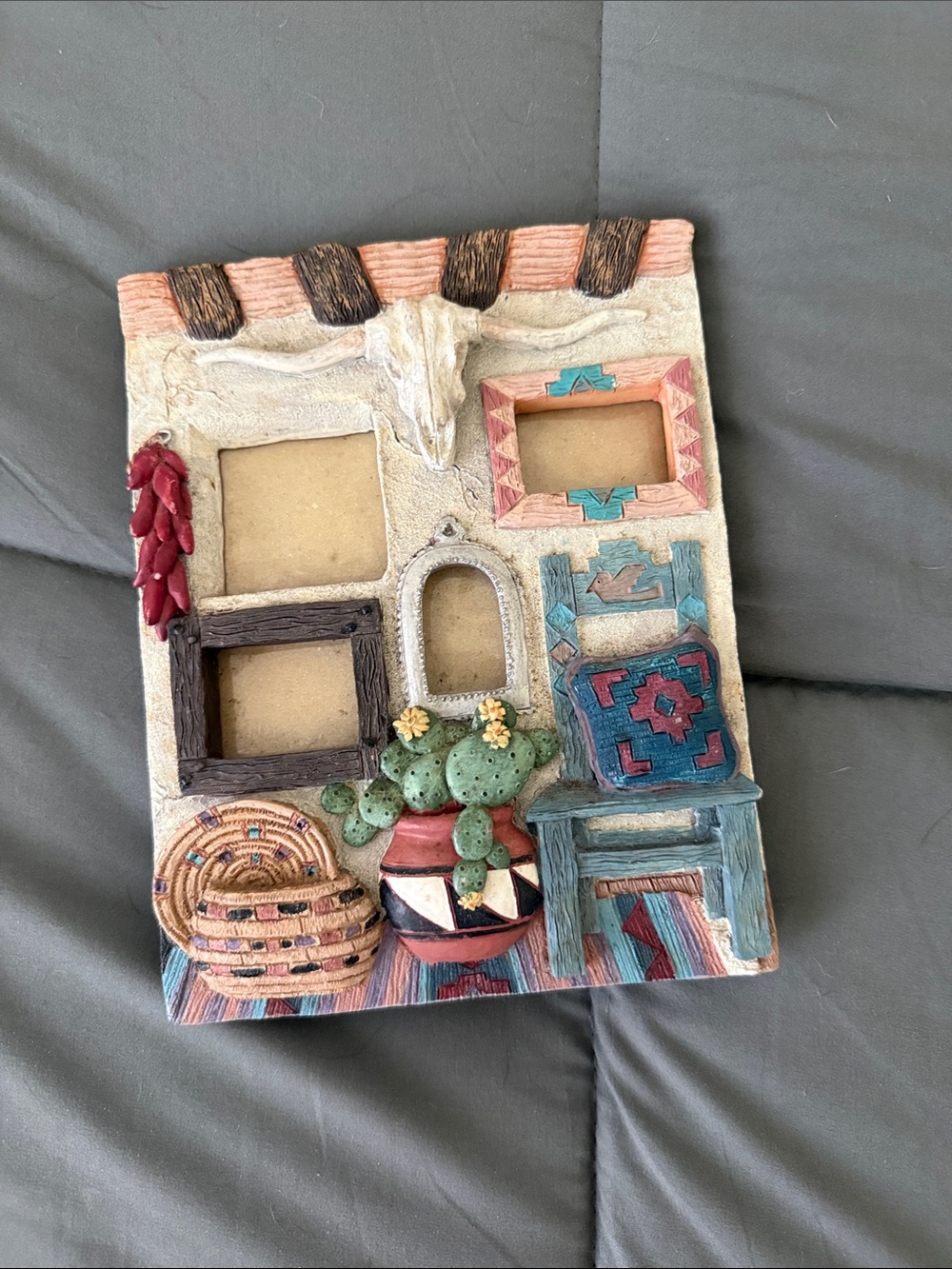 Southwestern Multi-Color Wall Photo Frame Collage